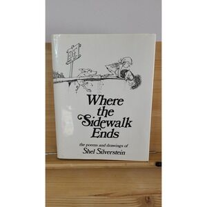 Where the Sidewalk Ends Shel Silverstein Hardcover Poems Drawings 1974 Edition